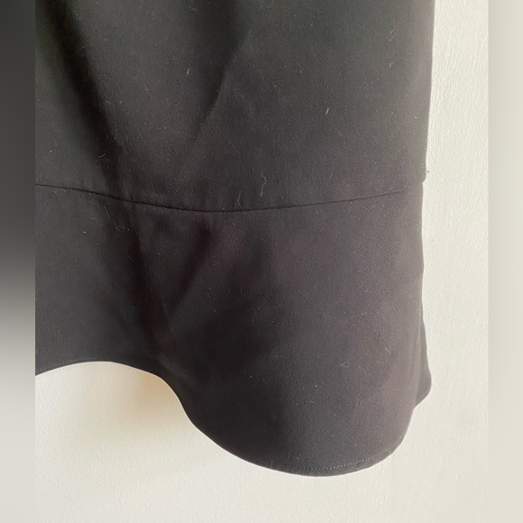 French Connection Black tank dress with frill bottom detail - Picture 4 of 4